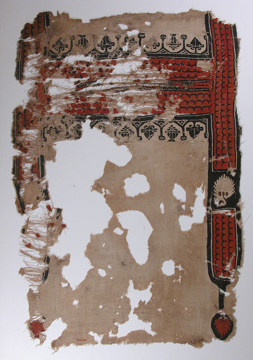 Fragment of a Tunic, Linen, wool 