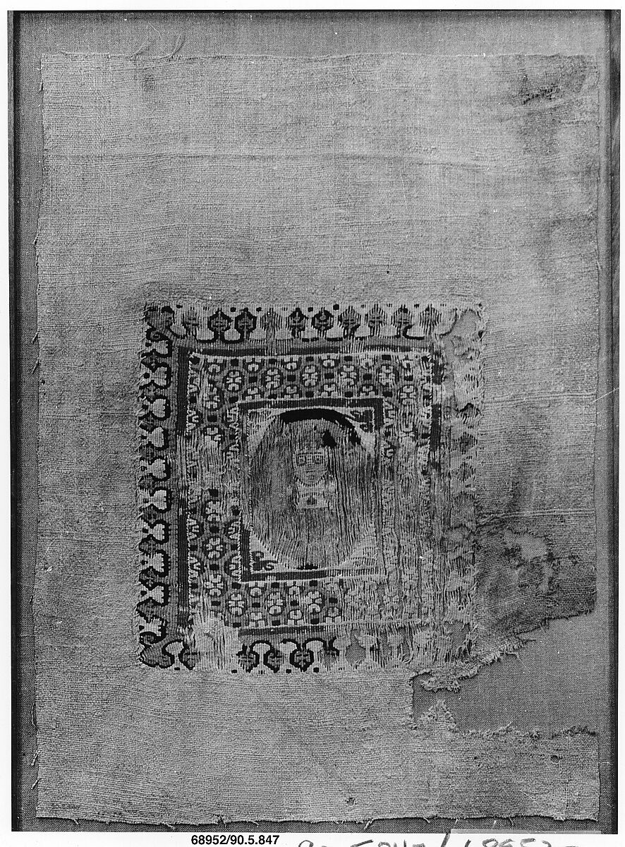 Textile Fragment, Linen, wool
