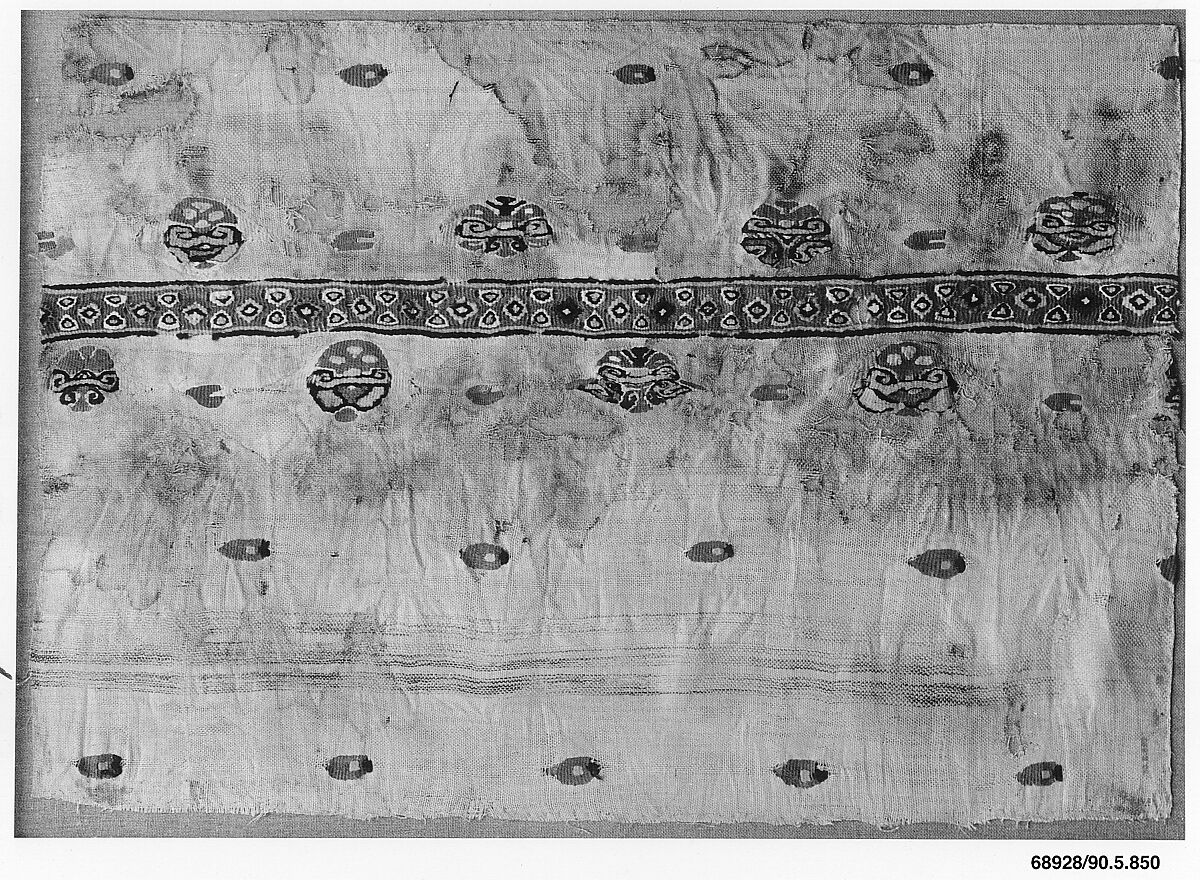 Textile Fragment, Linen, wool