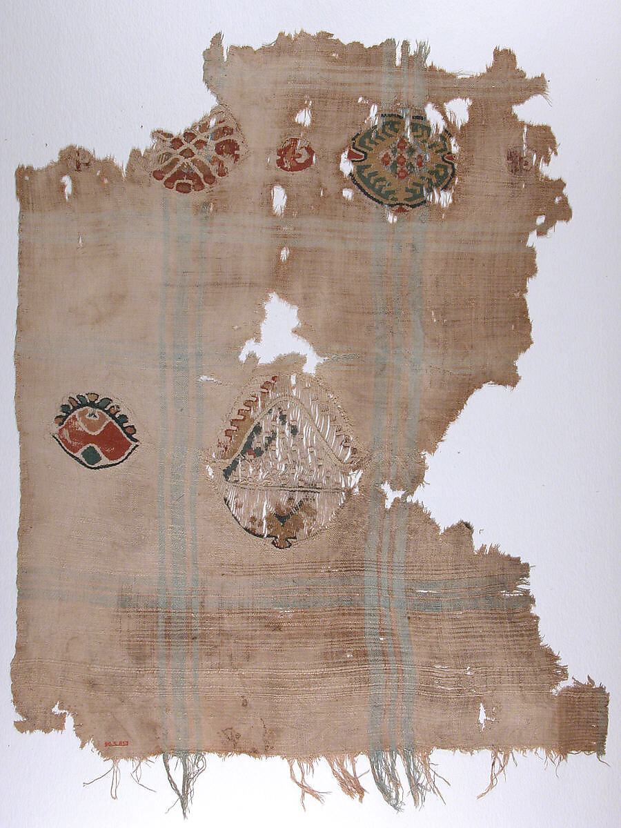 Textile Fragment, Linen, wool 