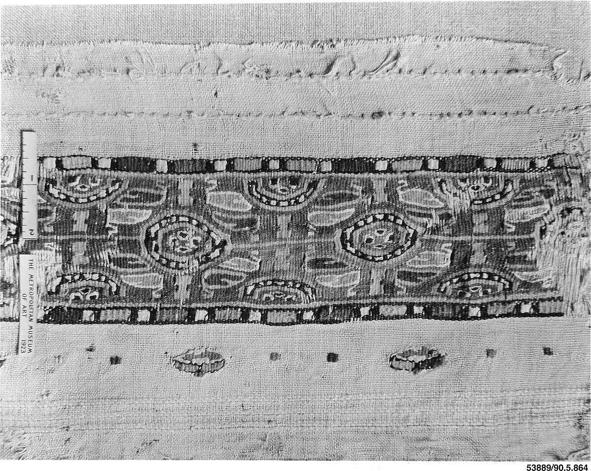 Textile Fragment, Linen, wool 