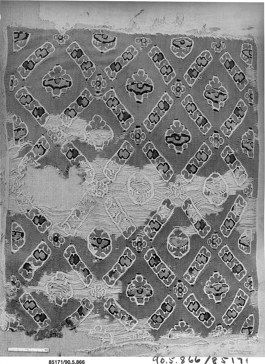 Textile Fragment, Linen, wool