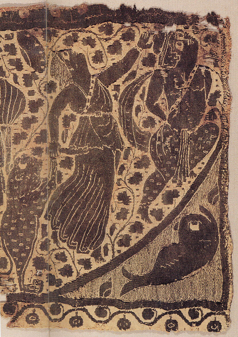 Panel with the Triumph of Dionysos, Wool, linen; tapestry weave