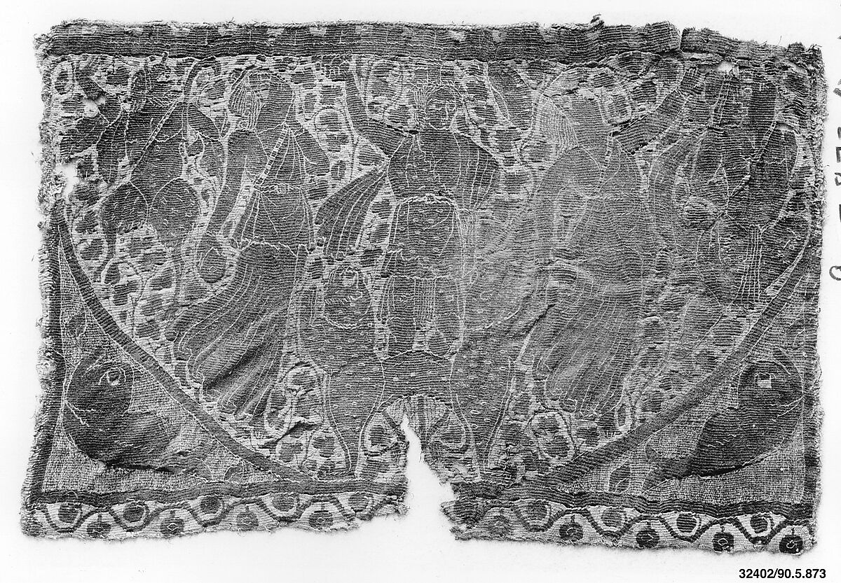 Panel with the Triumph of Dionysos, Wool, linen; tapestry weave