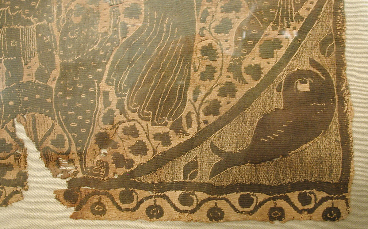 Panel with the Triumph of Dionysos, Wool, linen; tapestry weave