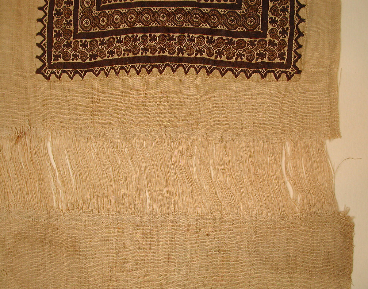 Textile Fragment, Linen, wool