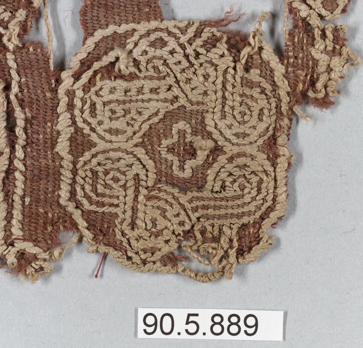Panel Fragment, Linen, wool