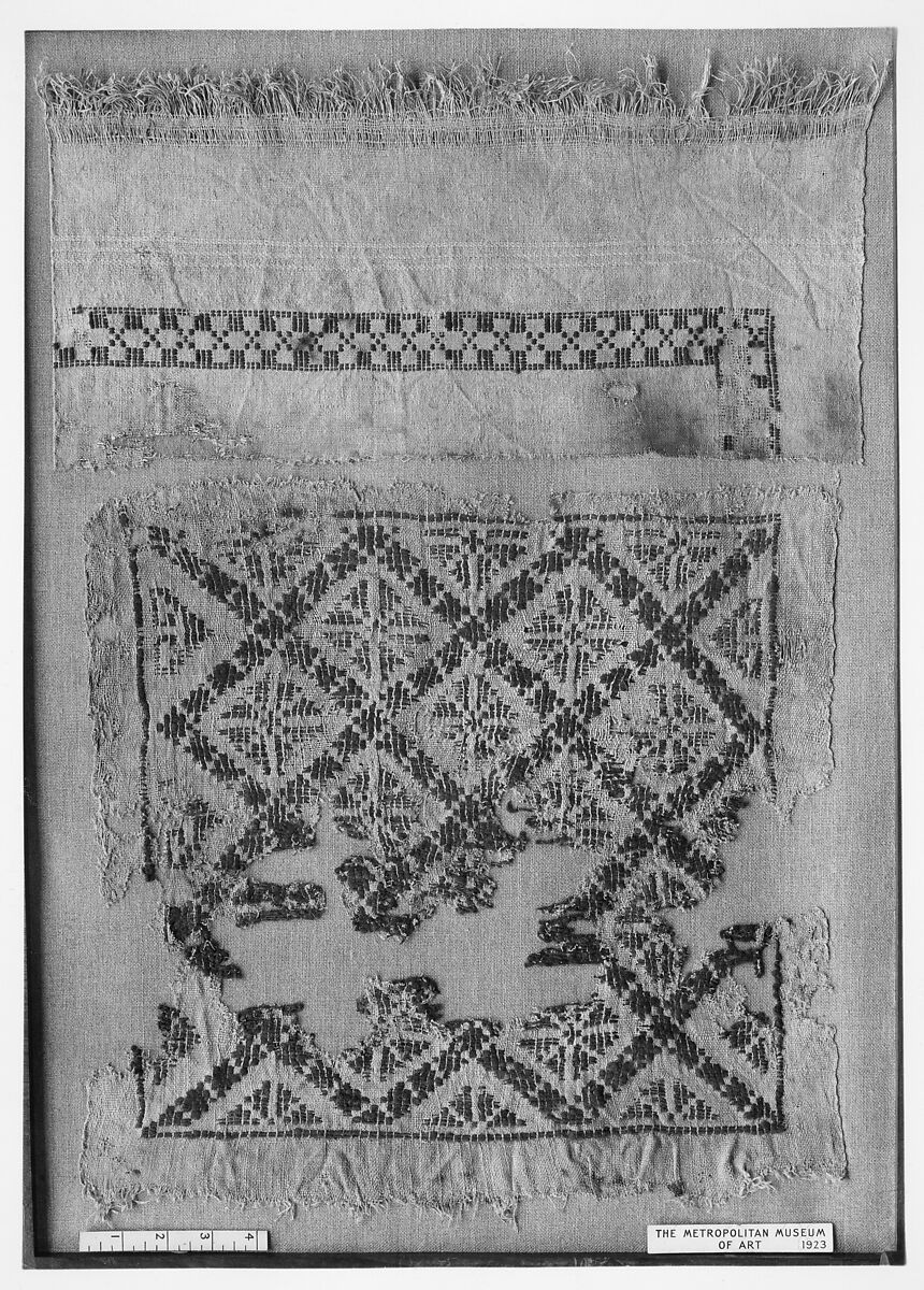 Tunic with Interlace Decoration, Linen, wool 