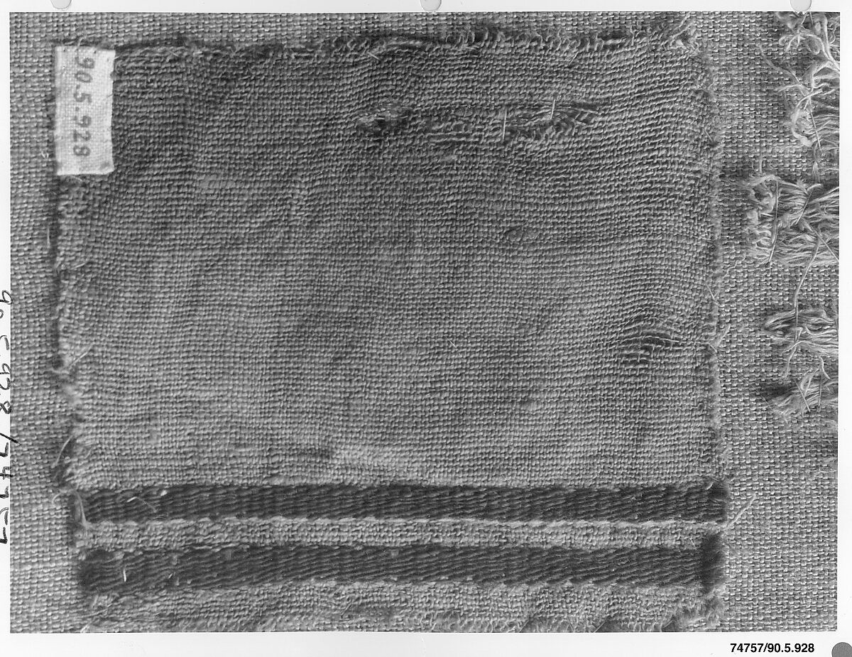 Textile Fragment, Linen, wool 
