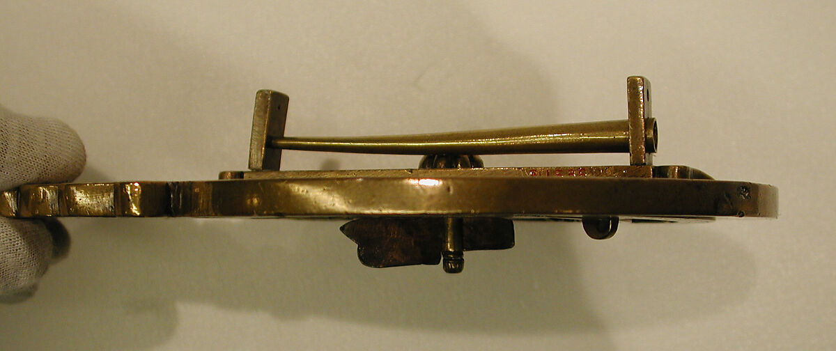 Astrolabe of ‘Umar ibn Yusuf ibn ‘Umar ibn ‘Ali ibn Rasul al-Muzaffari, ‘Umar ibn Yusuf ibn ‘Umar ibn ‘Ali ibn Rasul al-Muzaffari (Yemini, ruled 1295–96), Brass; cast and hammered, pierced, chased, inlaid with silver