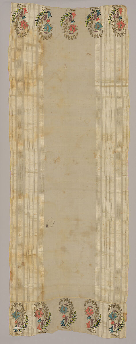 Scarf, Silk, cotton