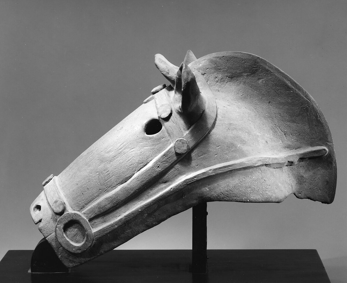 Haniwa Horse's Head, Earthenware, Japan 