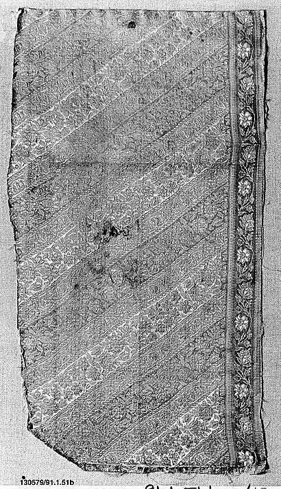 Fragment of Woman's Trousering, Silk