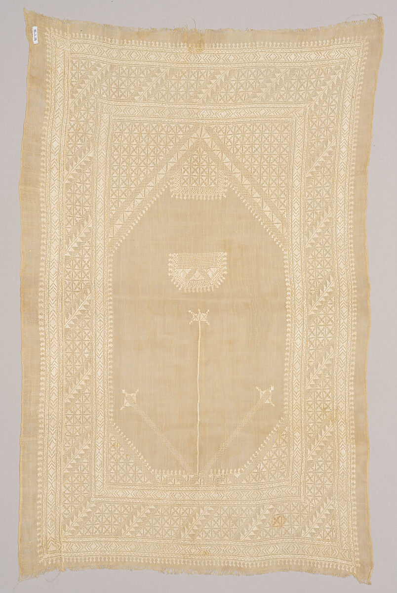 Hanging, Silk on linen
