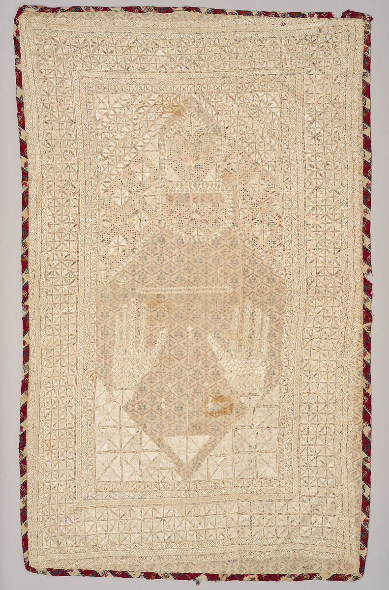 Hanging, Silk on linen 