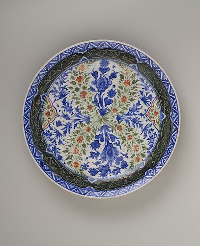 Dish with Floral Designs