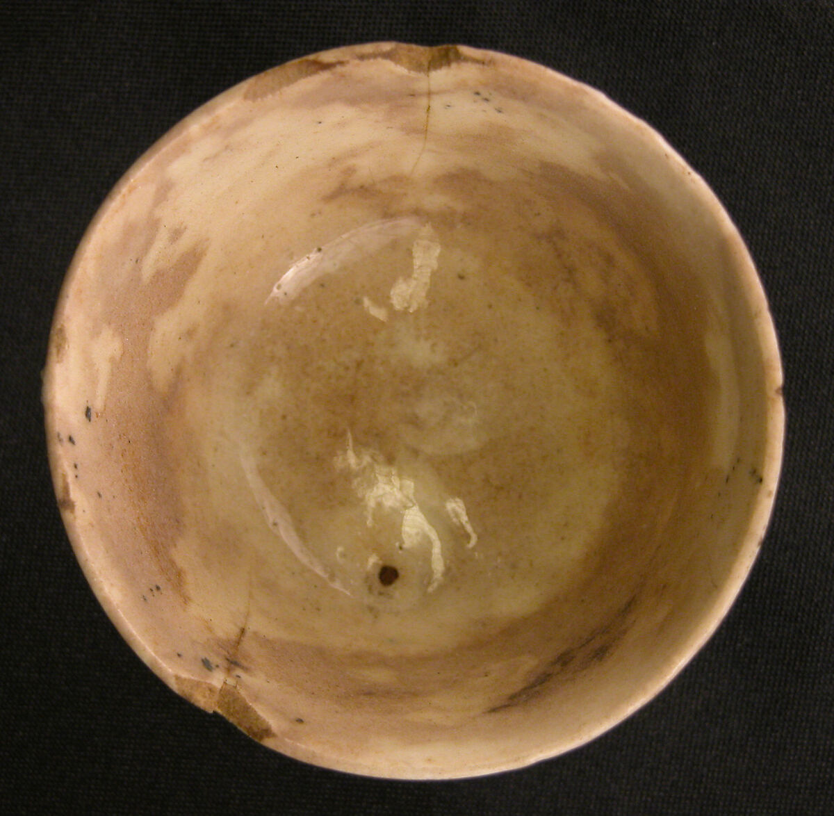 Cup, Stonepaste; painted and glazed