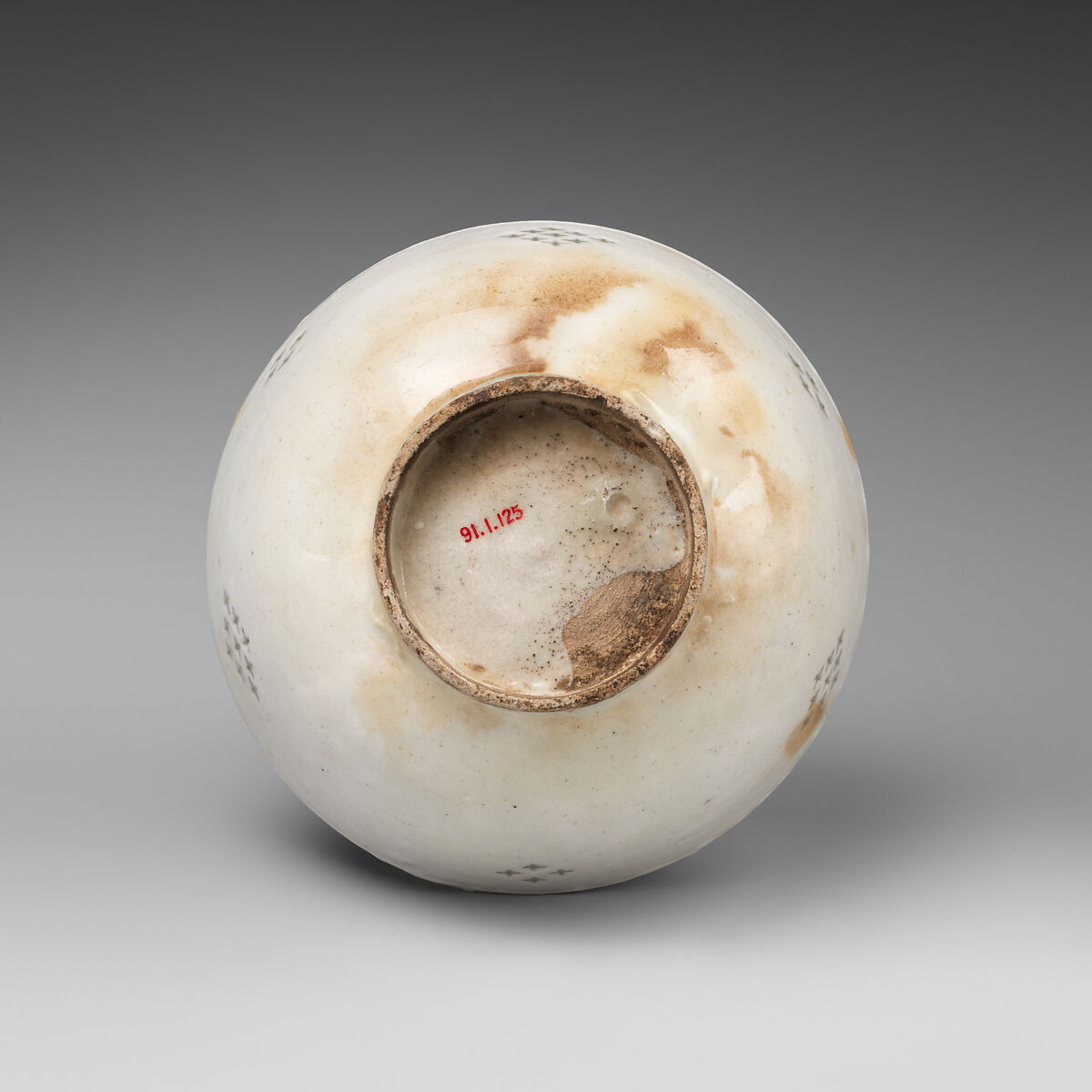 Bowl, Stonepaste; glazed