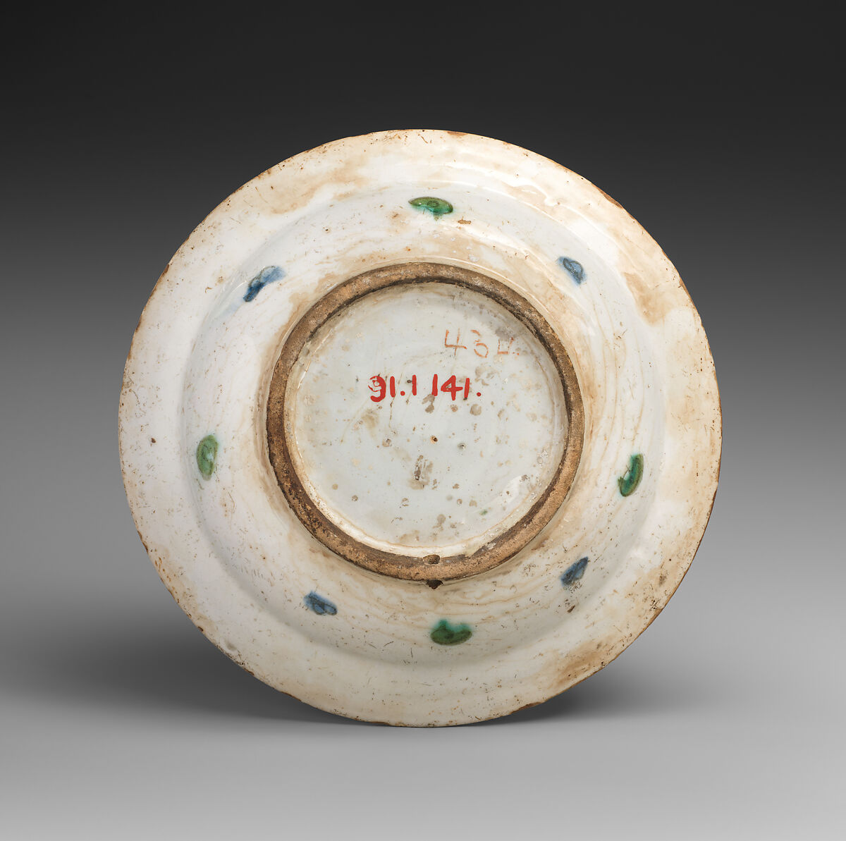 Dish, Earthenware; glazed