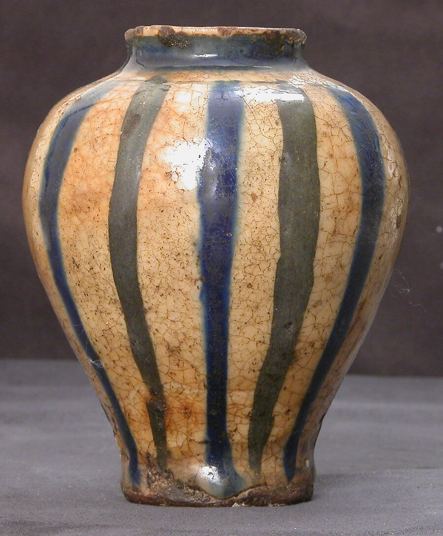 Vase, Stonepaste; painted and glazed