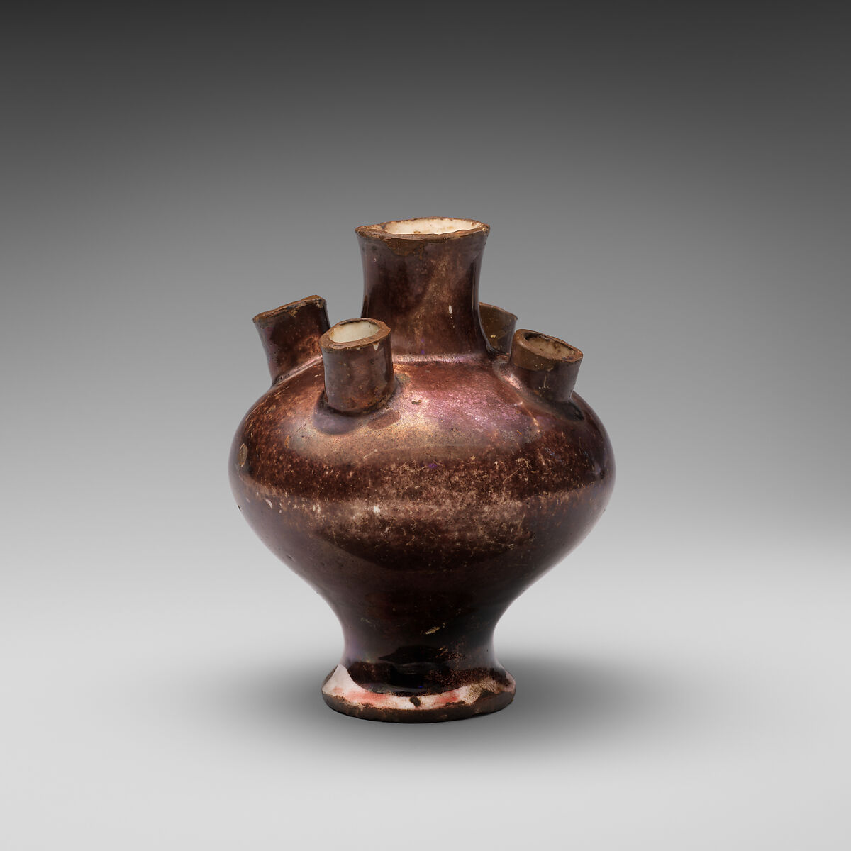 Vase, Stonepaste; luster-painted