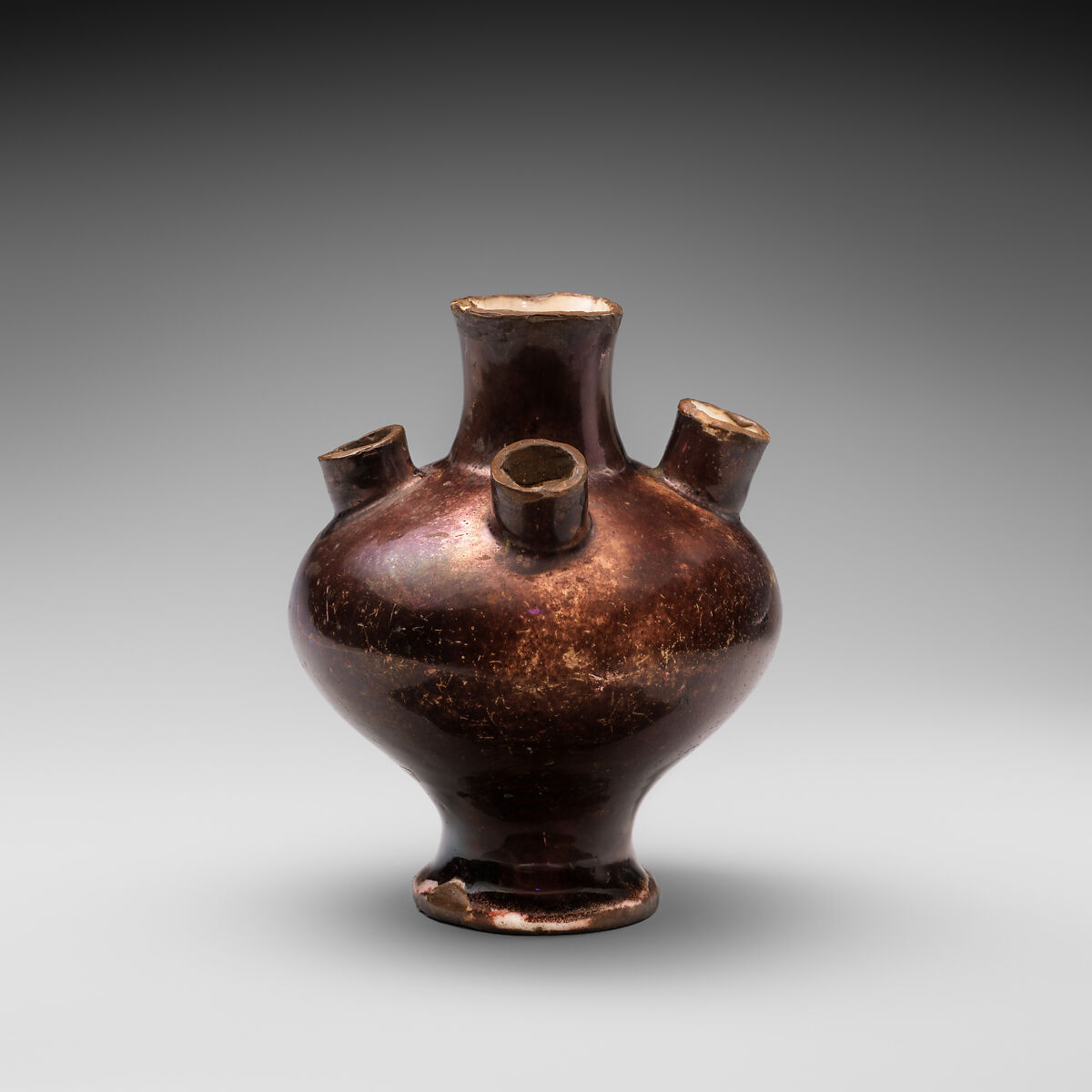 Vase, Stonepaste; luster-painted 