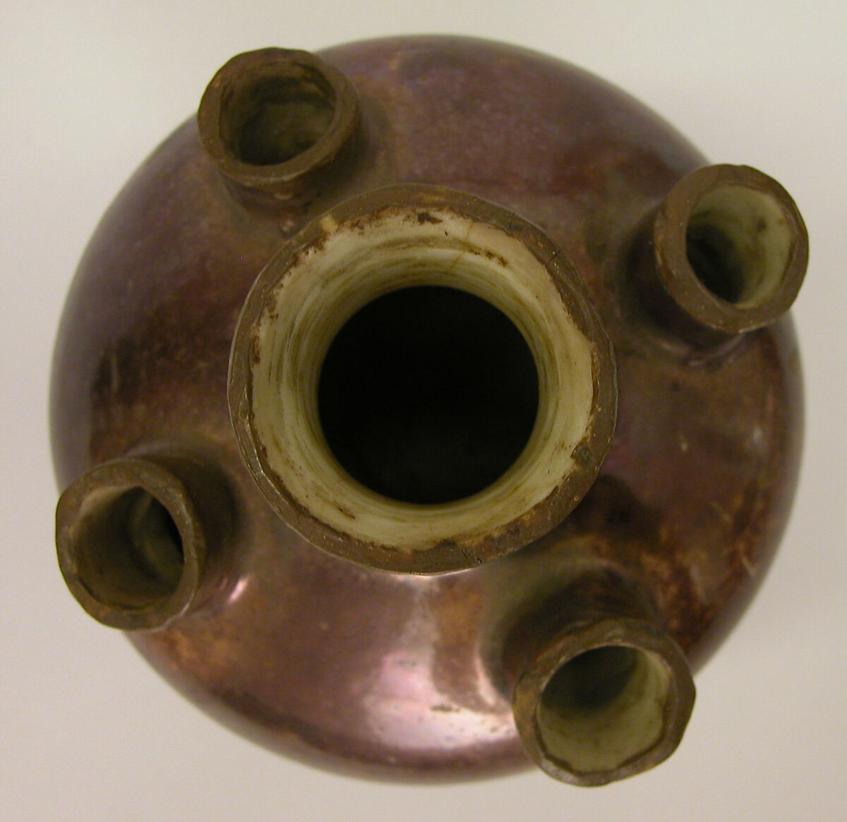 Vase, Stonepaste; luster-painted