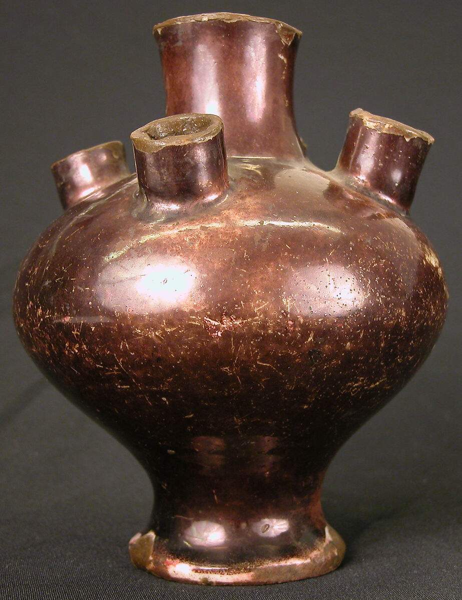 Vase, Stonepaste; luster-painted