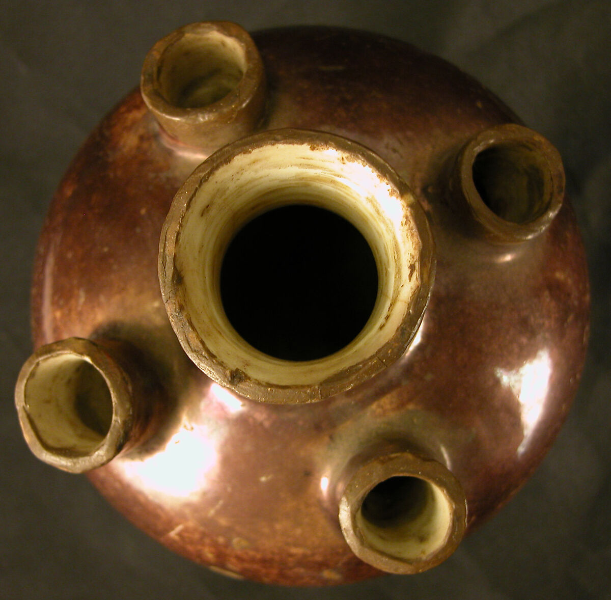 Vase, Stonepaste; luster-painted