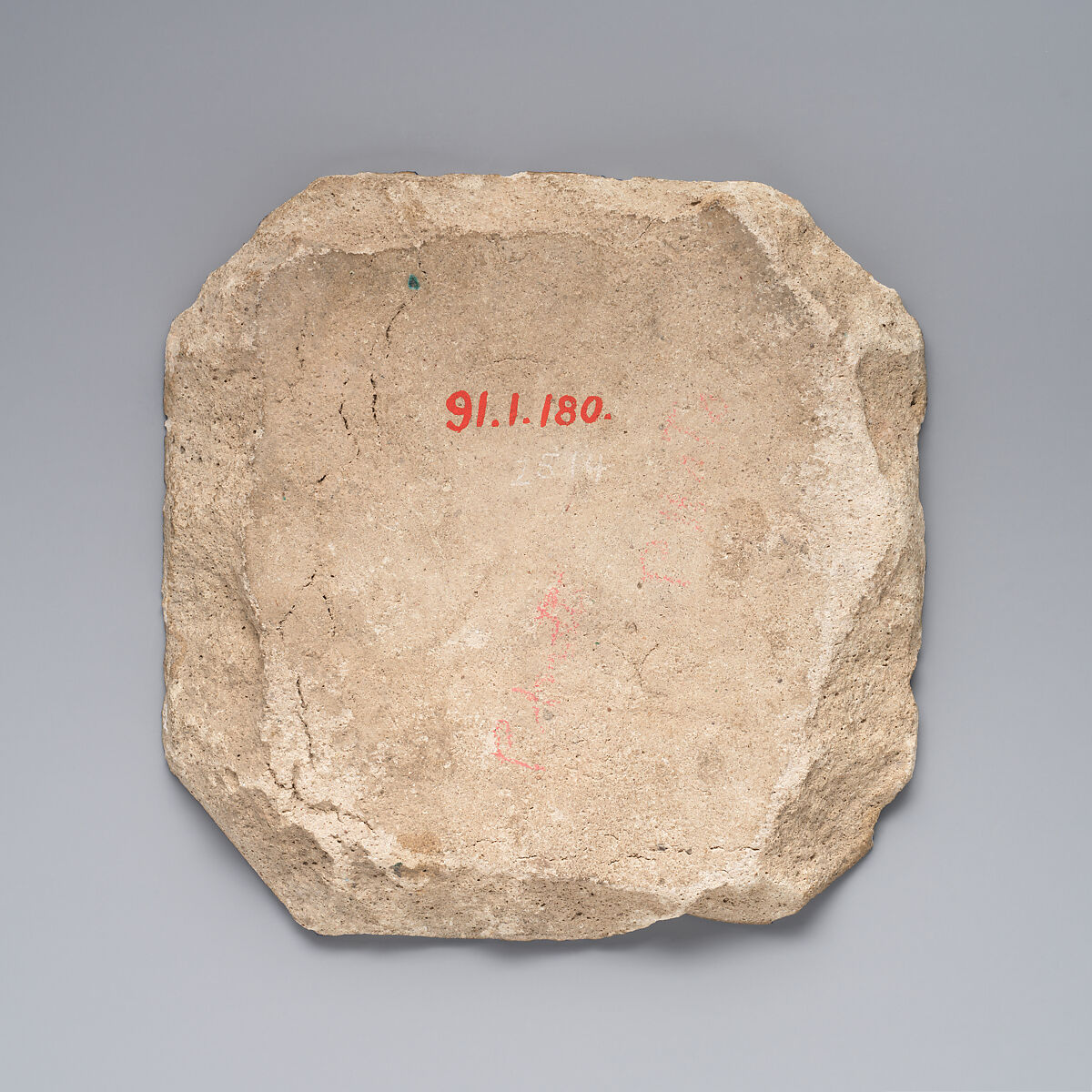 Tile, Earthenware; glazed