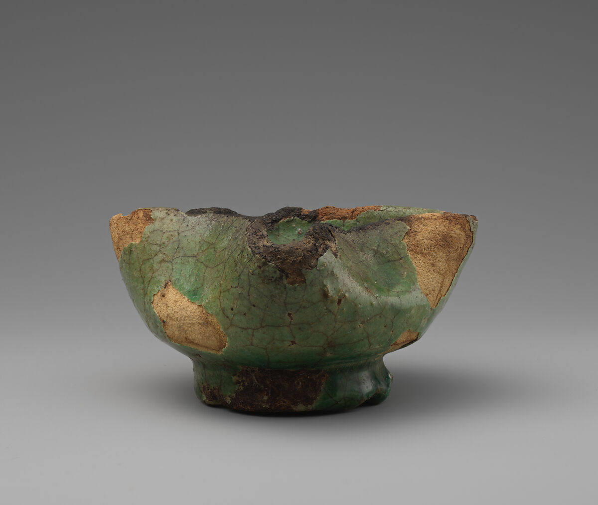 Lamp, Earthenware; glazed