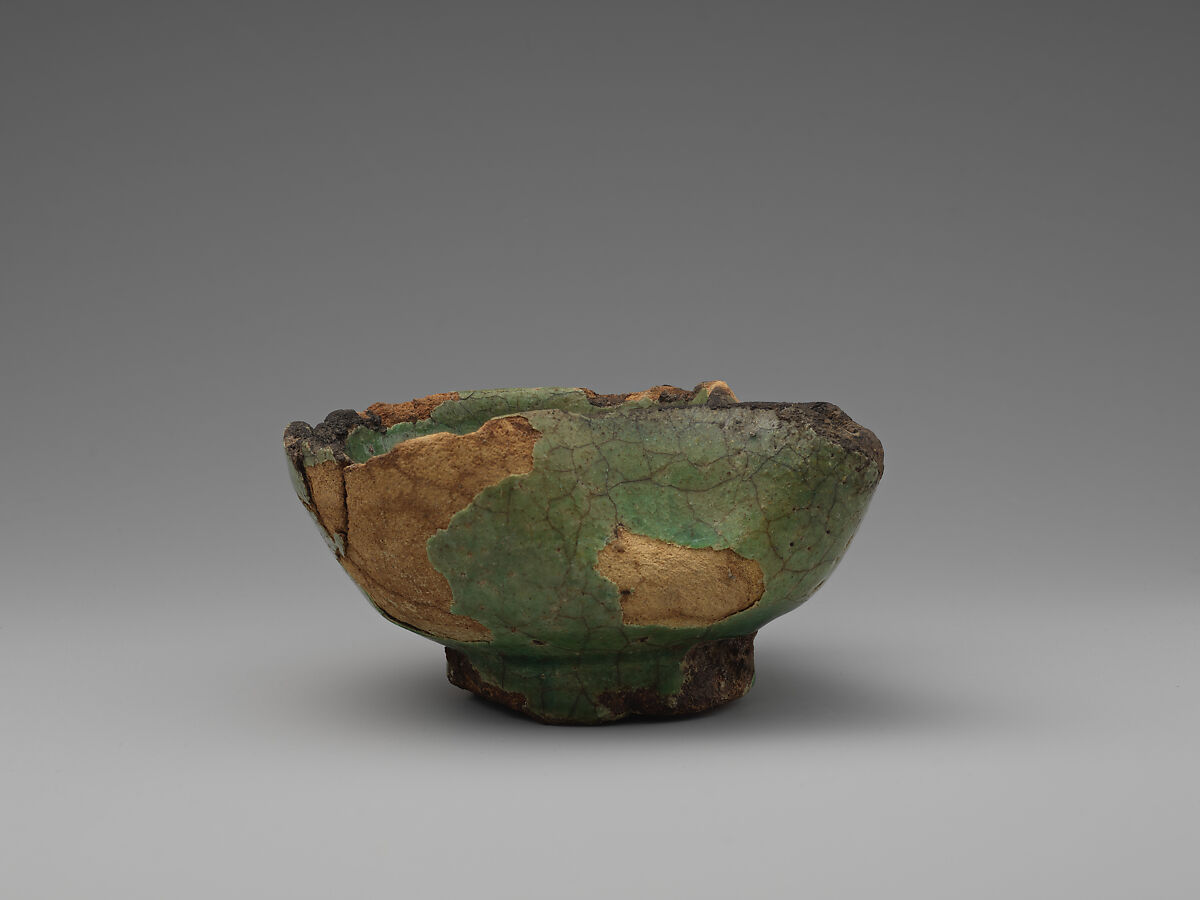 Lamp, Earthenware; glazed