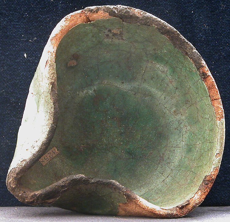 Lamp, Earthenware; glazed