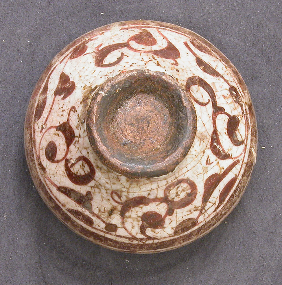 Jar, Stonepaste; glazed, luster-painted