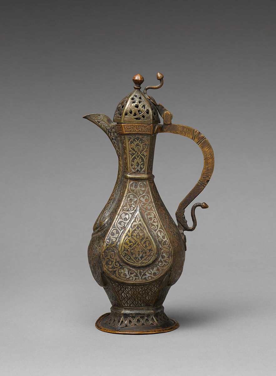 Coffee Pot, Copper; embossed and chased 