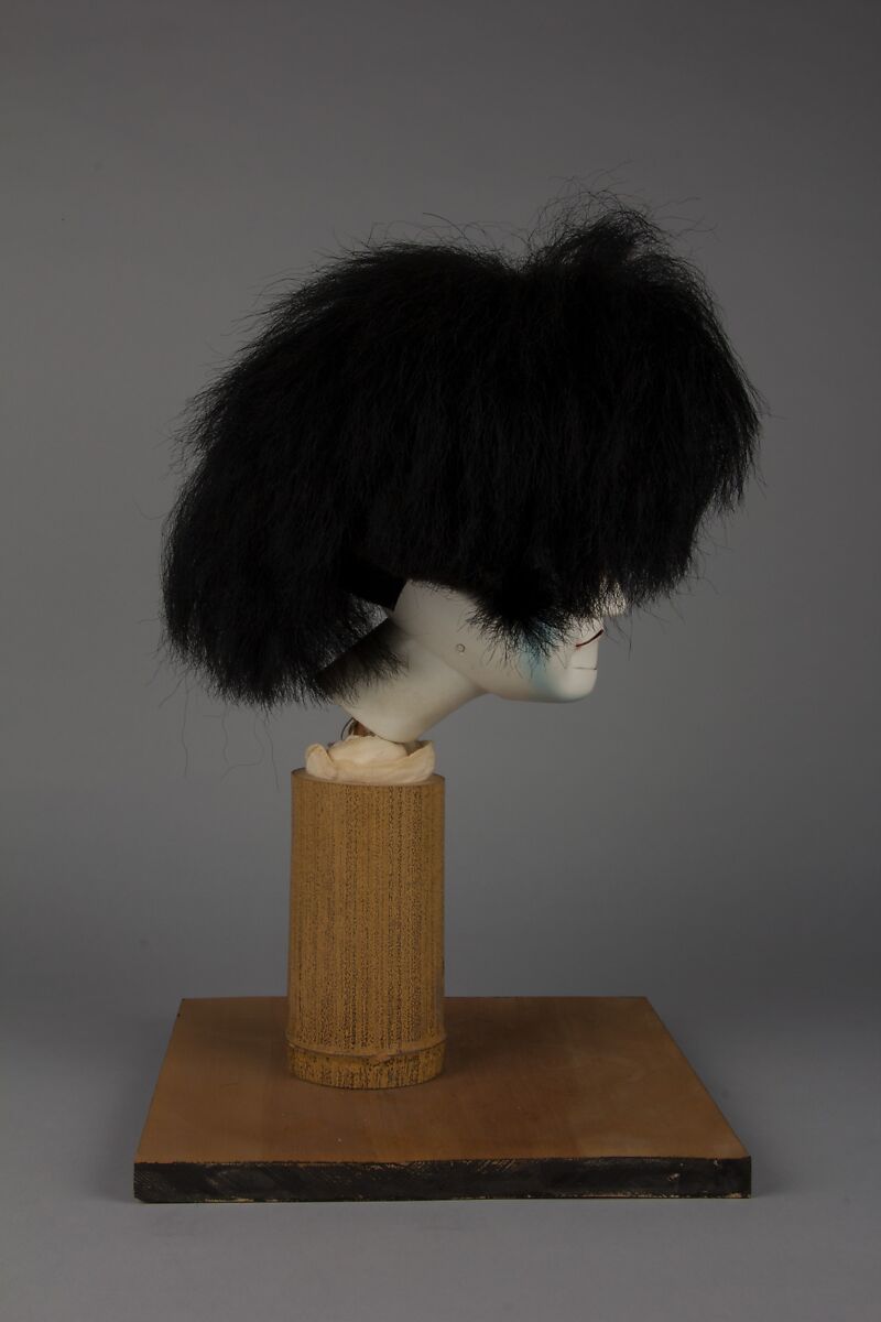 Bunraku Puppet Head for Young Male Role, Painted wood, Japan