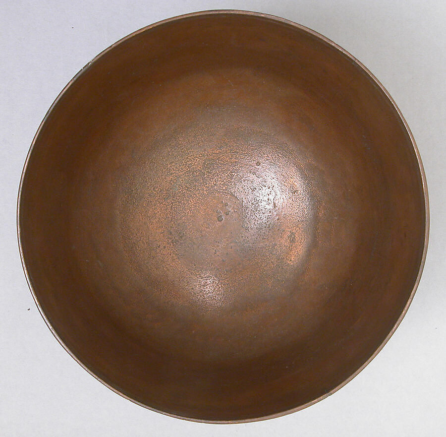 Bowl, Copper; chased