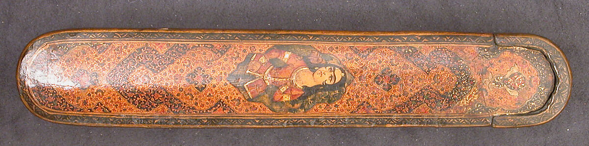 Pen Box (Qalamdan), Papier-maché; painted and lacquered