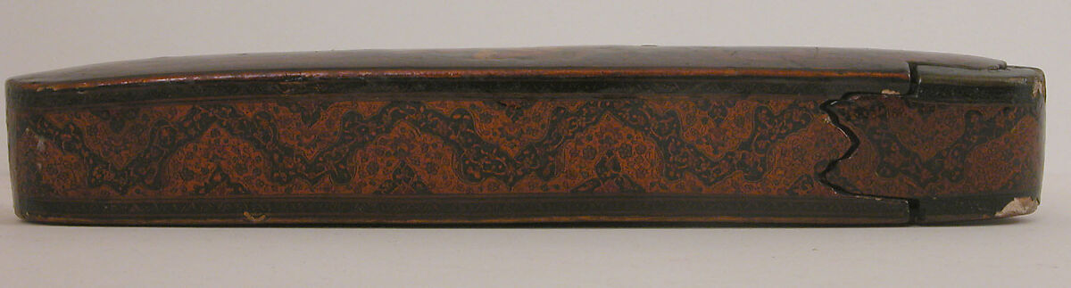 Pen Box (Qalamdan), Papier-maché; painted and lacquered