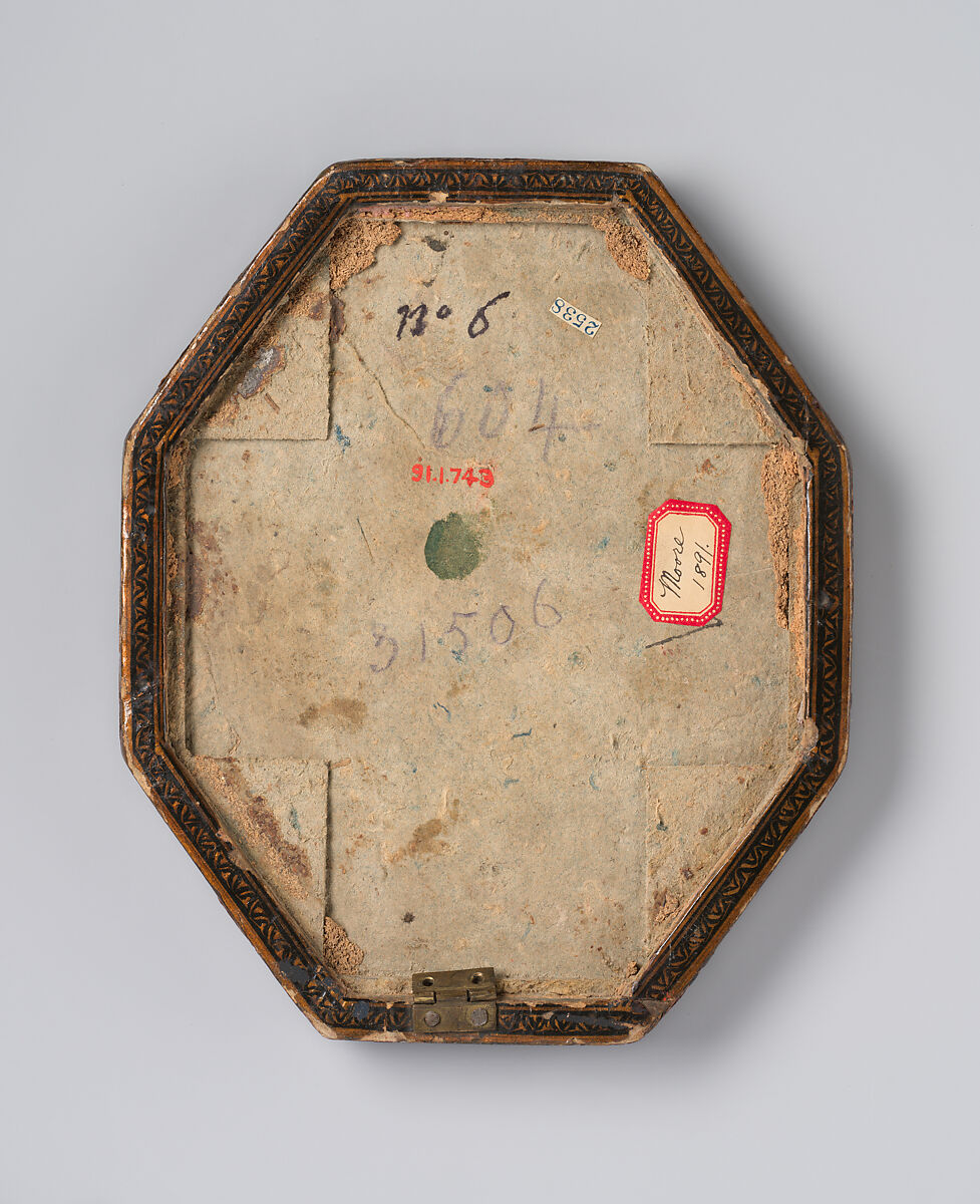 Mirror Case, Papier-maché; painted and lacquered