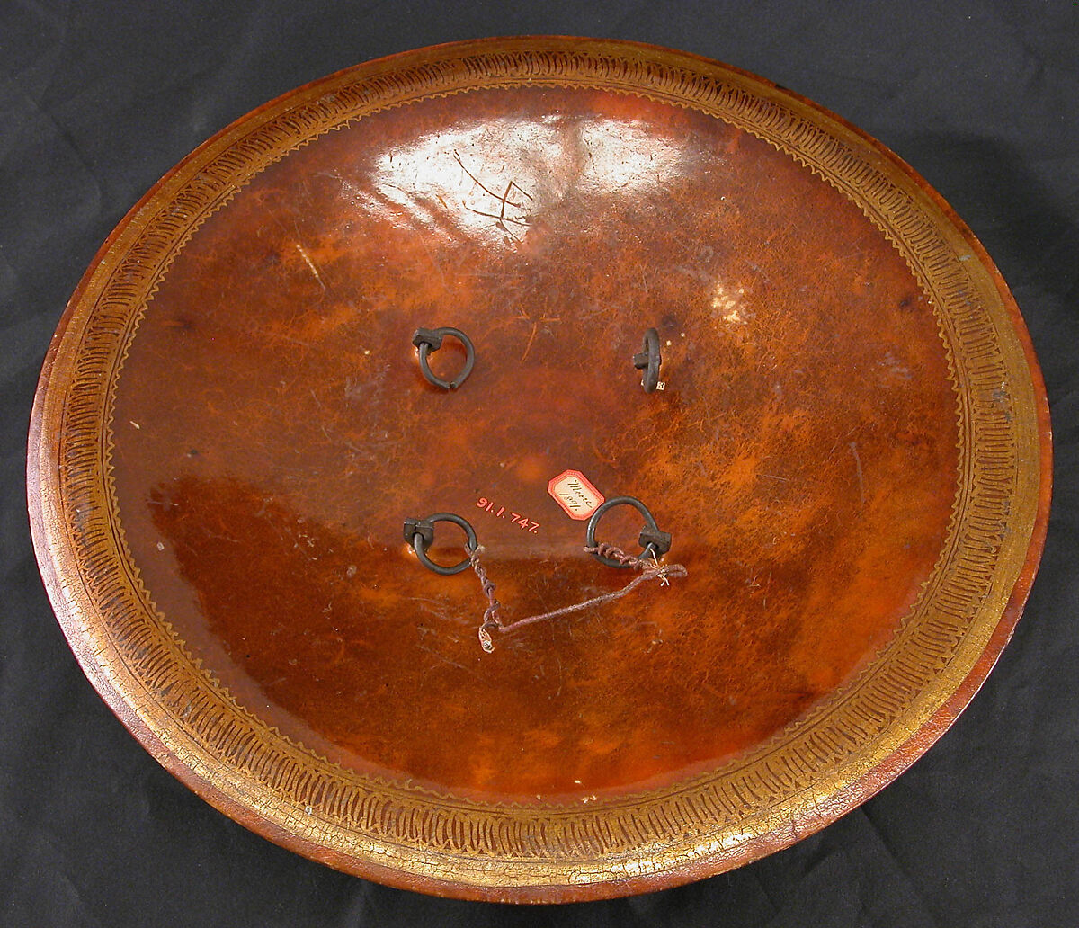 Shield, Hide, copper, or bronze
