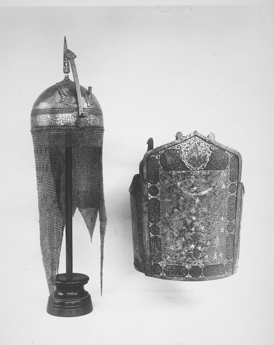 Cuirass, Steel, inlaid with gold