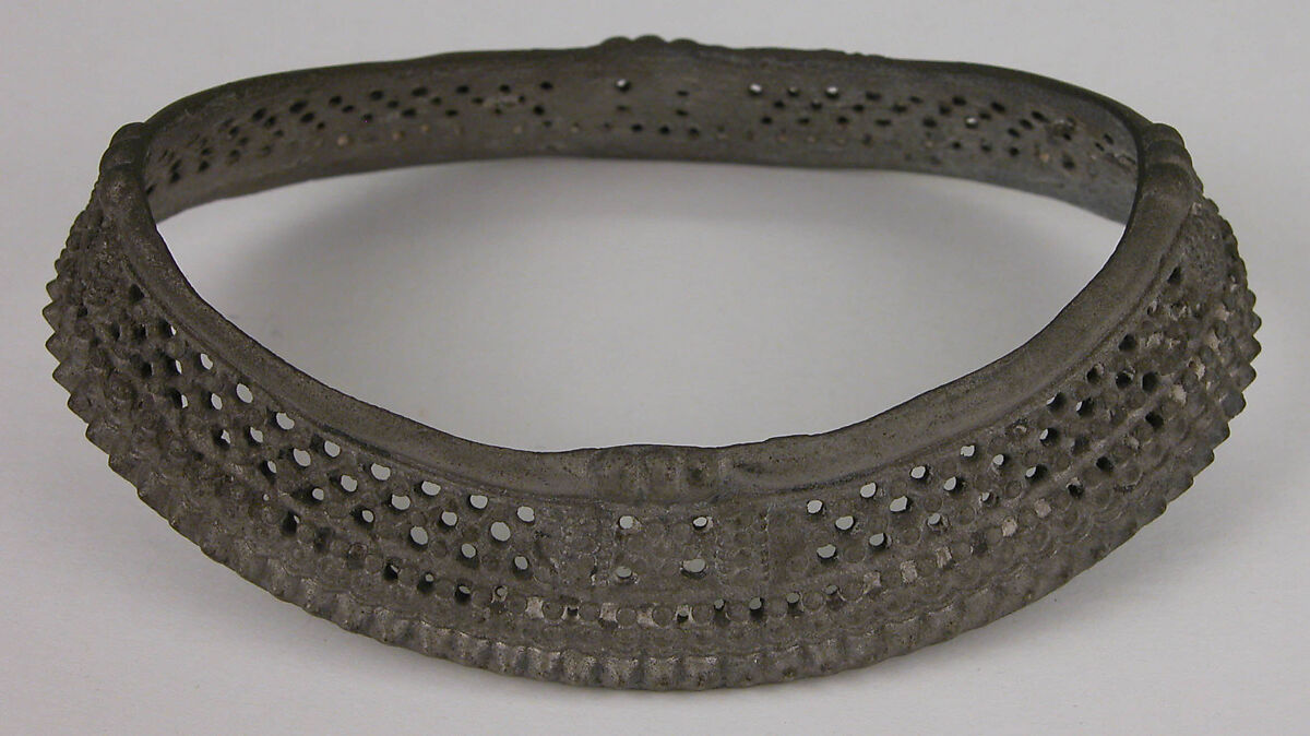 Anklet, Silver or iron electroplated