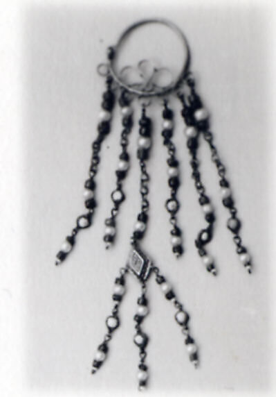 Earring, One of a Pair, Silver