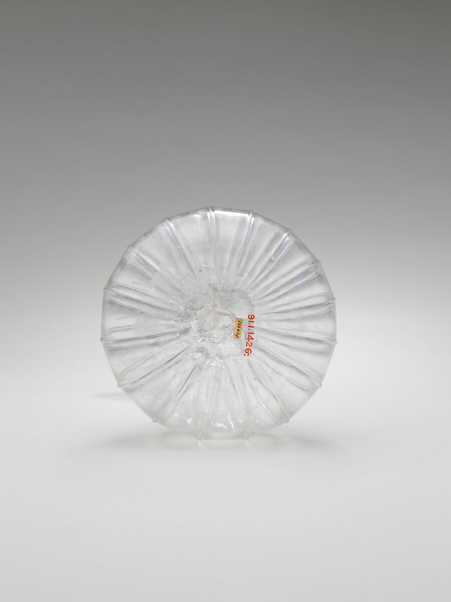 Flask, Glass; mold blown