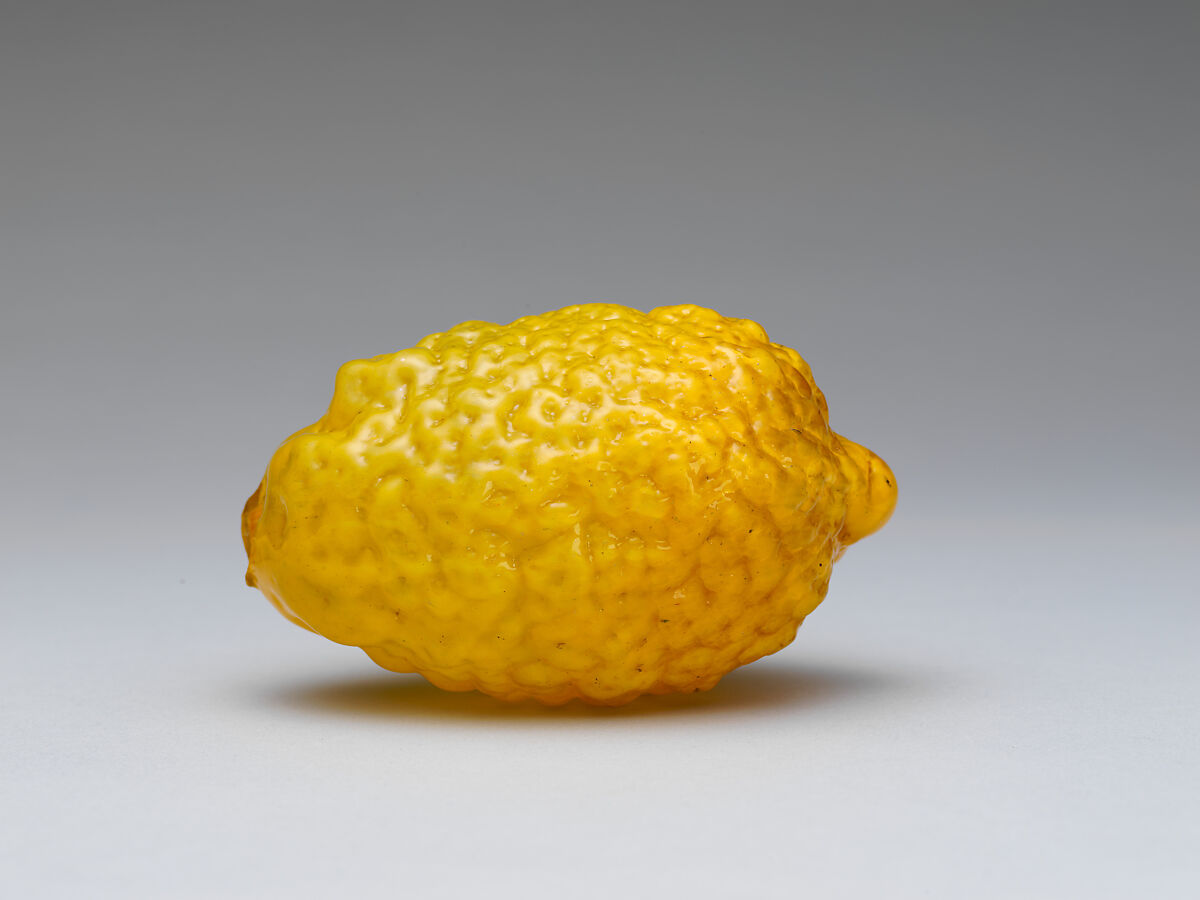 Citron, Glass; mold blown