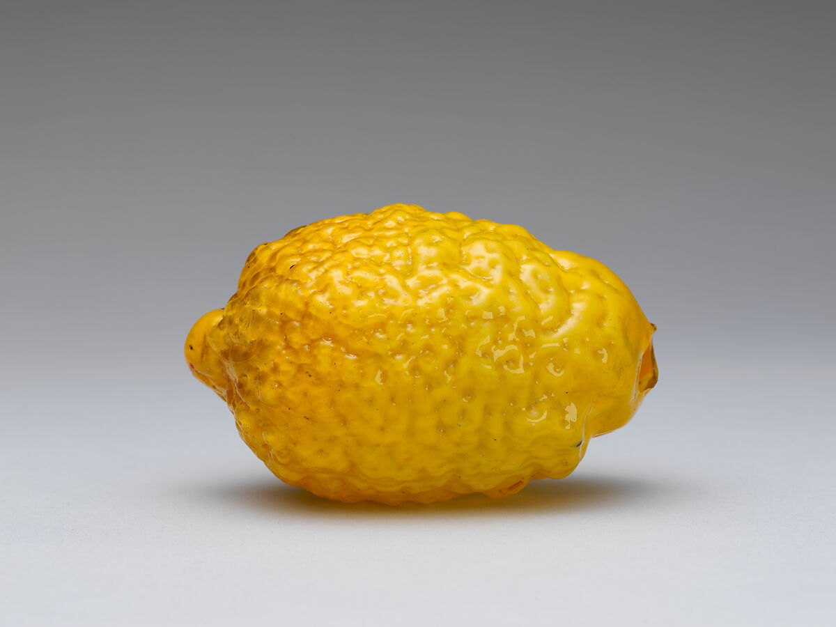 Citron, Glass; mold blown