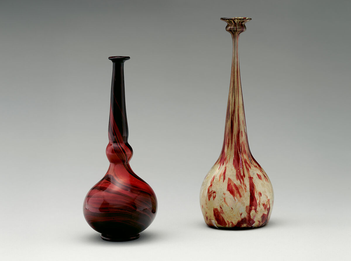 Rosewater Sprinkler, Glass; blown