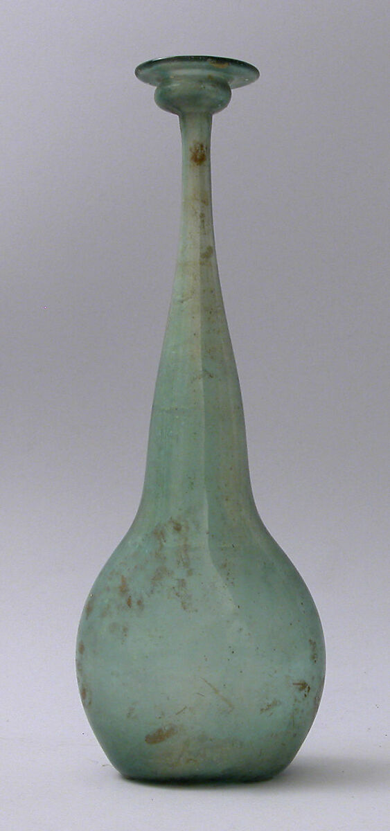 Sprinkler, Glass; free blown, tooled on the pontil