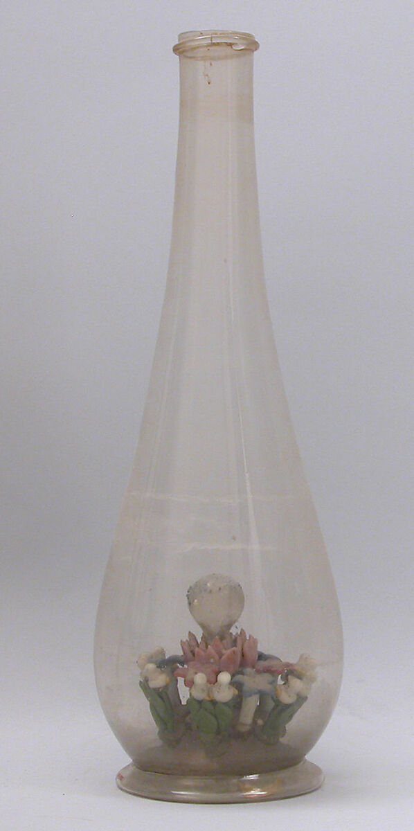Water Pipe Base (Qalian), Applied glass